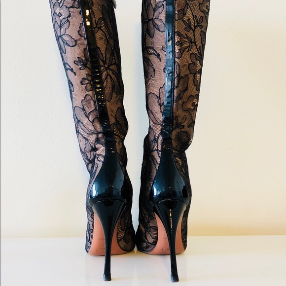 Azzedine Alaia Lace Boots - Picture 4 of 8